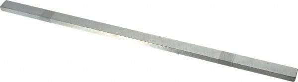 Made in USA - 12" Long, Zinc-Plated Oversized Key Stock - C1045 Steel - Americas Industrial Supply