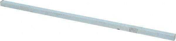 Made in USA - 12" Long, Zinc-Plated Oversized Key Stock - C1045 Steel - Americas Industrial Supply