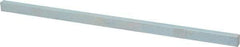 Made in USA - 12" Long, Zinc-Plated Oversized Key Stock - C1045 Steel - Americas Industrial Supply