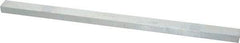 Made in USA - 12" Long, Zinc-Plated Oversized Key Stock - C1045 Steel - Americas Industrial Supply
