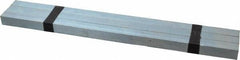 Made in USA - 12" Long, Zinc-Plated Oversized Key Stock - C1045 Steel - Americas Industrial Supply