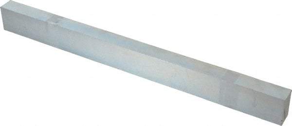 Made in USA - 12" Long, Zinc-Plated Oversized Key Stock - C1045 Steel - Americas Industrial Supply