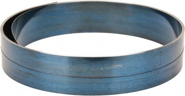 Value Collection - 0.028 Inch Thick x 3 Inch Wide x 4 Ft. Long, Spring Steel Coil - 1095 Blue Tempered Steel - Americas Industrial Supply