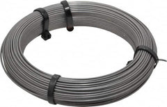 Value Collection - 24 Gage, 0.055 Inch Diameter x 124 Ft. Long, High Carbon Steel, Tempered Music Wire Coil - ASTM A228, 1 Lb. Shipping Weight - Americas Industrial Supply