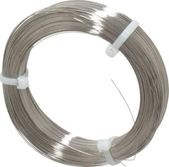 Value Collection - 7 Gage, 0.018 Inch Diameter x 1,157 Ft. Long, 302/304 Music Wire Coil - ASTM A580, 1 Lb. Shipping Weight - Americas Industrial Supply