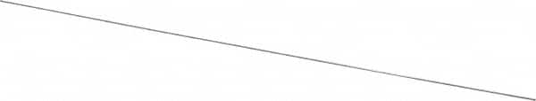 Value Collection - 16 Gage, 0.037 Inch Diameter x 1 Ft. Long, High Carbon Steel, Cut and Straightened Music Wire - ASTM A228 - Americas Industrial Supply