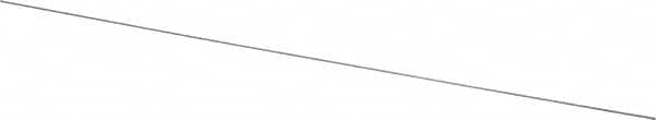 Value Collection - 17 Gage, 0.039 Inch Diameter x 1 Ft. Long, High Carbon Steel, Cut and Straightened Music Wire - ASTM A228 - Americas Industrial Supply