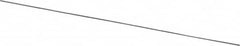 Value Collection - 25 Gage, 0.059 Inch Diameter x 1 Ft. Long, High Carbon Steel, Cut and Straightened Music Wire - ASTM A228 - Americas Industrial Supply
