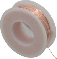 Made in USA - 26 Gage, 0.0159" Diameter x 315' Long, Bare, Copper Bus Bar Wire - Pure Copper (ASTM B3) - Americas Industrial Supply