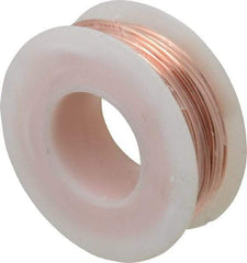 Made in USA - 16 Gage, 0.0508" Diameter x 32' Long, Bare, Copper Bus Bar Wire - Pure Copper (ASTM B3) - Americas Industrial Supply