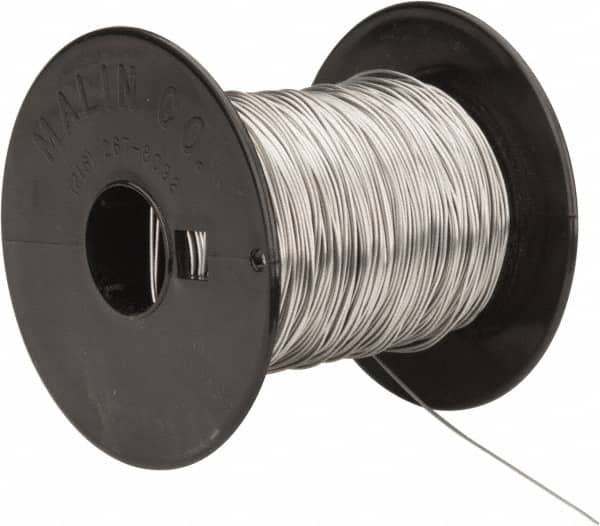 Value Collection - 20 Gage, 0.0319 Inch Diameter x 538 Ft. Long, Soft Aluminum Wire - Alloy 1100, ASTM B211, 1/2 Lbs. Shipping Weight - Americas Industrial Supply