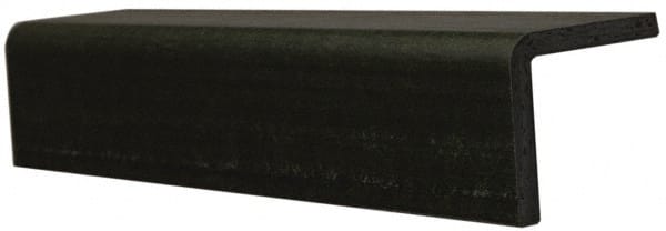 Made in USA - 3 Inch Leg Long x 1/4 Inch Thick x 5 Ft. Long, Standard Plastic Angle - Americas Industrial Supply