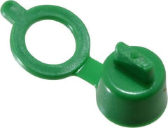 Caplugs - Grease Fitting Cap - Green, 100 Pieces - Americas Industrial Supply