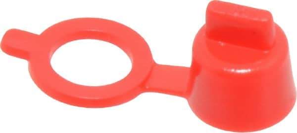 Caplugs - Grease Fitting Cap - Red, 100 Pieces - Americas Industrial Supply