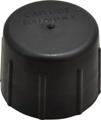 Caplugs - 1 NPT ID, Quick-Lock Cap - Polyethylene, Black - Americas Industrial Supply