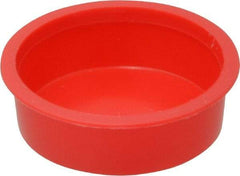 Caplugs - Press Fit Plug - 1-1/4 NPT" OD, Polyethylene, Red - Americas Industrial Supply