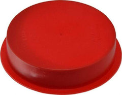 Caplugs - Press Fit Plug - 2 NPT" OD, Polyethylene, Red - Americas Industrial Supply
