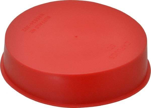 Caplugs - Press Fit Plug - 3 NPT" OD, Polyethylene, Red - Americas Industrial Supply