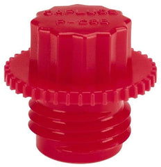 Caplugs - Serrated Round Head Plug - 1/4 NPS" OD, Polyethylene, Red - Americas Industrial Supply