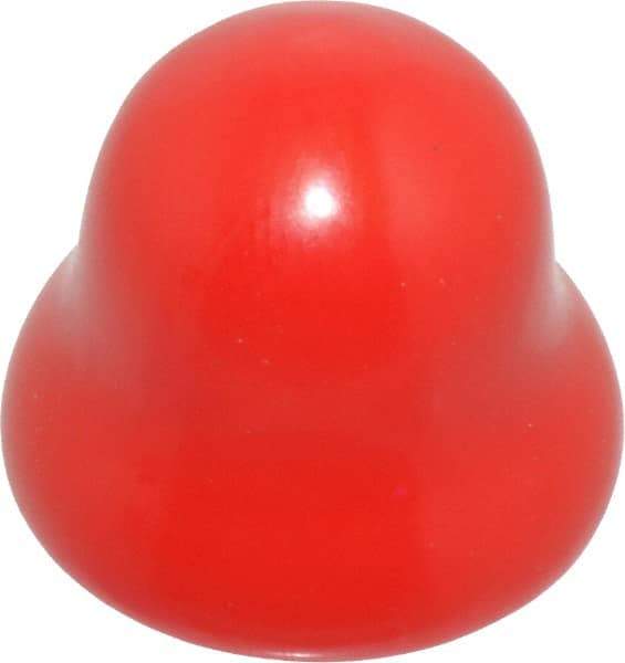 Caplugs - Flexible Push-In Plug - 3/8" OD, Vinyl, Red - Americas Industrial Supply