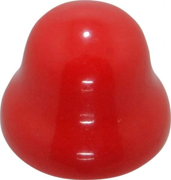 Caplugs - Flexible Push-In Plug - 7/16" OD, Vinyl, Red - Americas Industrial Supply