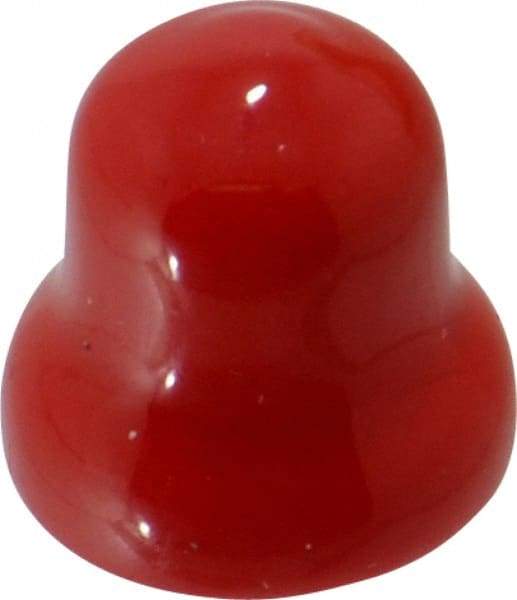 Caplugs - Flexible Push-In Plug - 1/2" OD, Vinyl, Red - Americas Industrial Supply