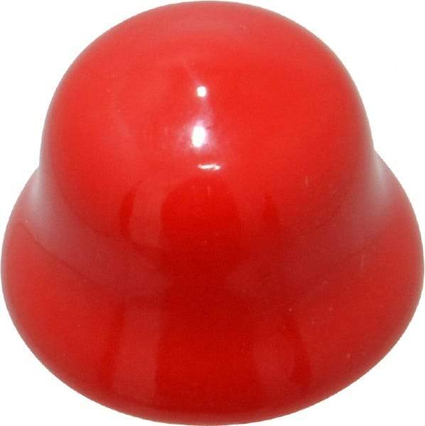 Caplugs - Flexible Push-In Plug - 9/16" OD, Vinyl, Red - Americas Industrial Supply