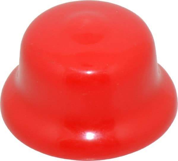 Caplugs - Flexible Push-In Plug - 1 - 1-1/16" OD, Vinyl, Red - Americas Industrial Supply
