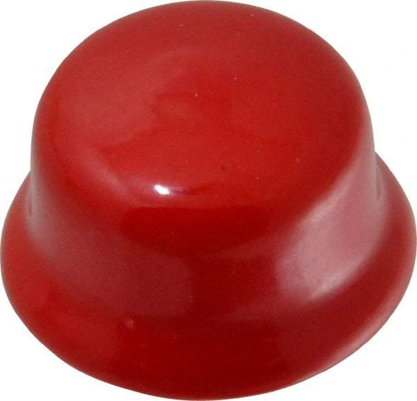 Caplugs - Flexible Push-In Plug - 1-3/16 - 1-5/16" OD, Vinyl, Red - Americas Industrial Supply