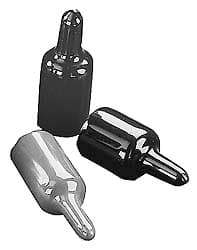 Caplugs - 1" ID, Pull-Tab Cap - Vinyl, Red - Americas Industrial Supply