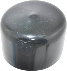 Caplugs - 1-3/4" ID, Stretchable Cap - 1" Long, Vinyl, Black - Americas Industrial Supply