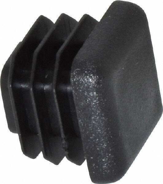 Caplugs - Square Head Plug - 5/8" OD, Polyethylene, Black - Americas Industrial Supply
