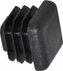 Caplugs - Square Head Plug - 5/8" OD, Polyethylene, Black - Americas Industrial Supply