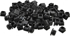 Caplugs - Square Head Plug - 3/4" OD, Polyethylene, Black - Americas Industrial Supply