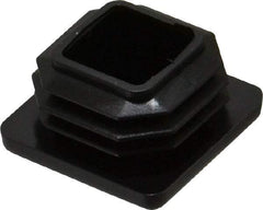 Caplugs - Square Head Plug - 1" OD, Polyethylene, Black - Americas Industrial Supply