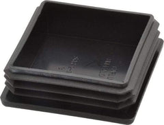Caplugs - Square Head Plug - 2" OD, Polyethylene, Black - Americas Industrial Supply