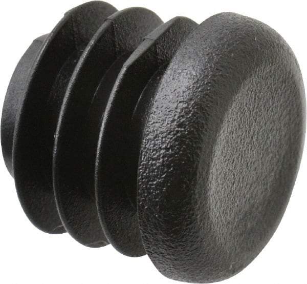 Caplugs - Round Head Plug - 5/8" OD, Polyethylene, Black - Americas Industrial Supply