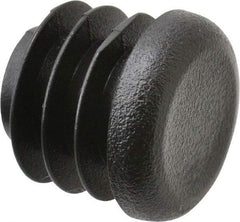 Caplugs - Round Head Plug - 5/8" OD, Polyethylene, Black - Americas Industrial Supply