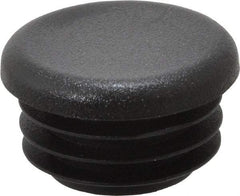 Caplugs - Round Head Plug - 1" OD, Polyethylene, Black - Americas Industrial Supply