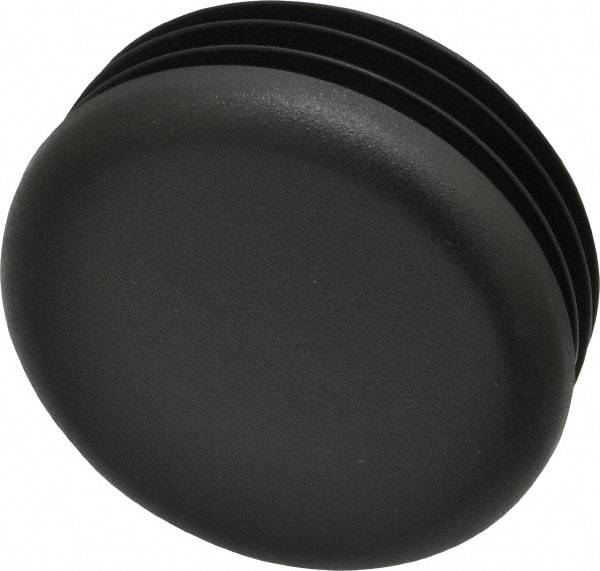 Caplugs - Round Head Plug - 2" OD, Polyethylene, Black - Americas Industrial Supply