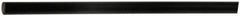 Made in USA - 1' Long, 1-1/8" Diam, Polyurethane Plastic Rod - 95A Hardness, Black - Americas Industrial Supply