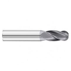 27/64 x 1 x 2-3/4 4 Flute Ball Nose  End Mill- Series 3200SD - Americas Industrial Supply