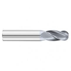 17/64 Dia. x 2-1/2 Overall Length 4-Flute Square End Solid Carbide SE End Mill-Round Shank-Center Cut-TiCN - Americas Industrial Supply
