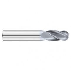 25/64 x 1 x 2-3/4 4 Flute Ball Nose  End Mill- Series 3200SD - Americas Industrial Supply