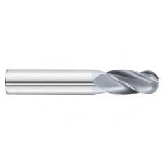 17/64 Dia. x 2-1/2 Overall Length 4-Flute Square End Solid Carbide SE End Mill-Round Shank-Center Cut-TiCN - Americas Industrial Supply