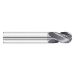 1" x 1 x 4 4 Flute Ball Nose  End Mill- Series 3200STB - Americas Industrial Supply