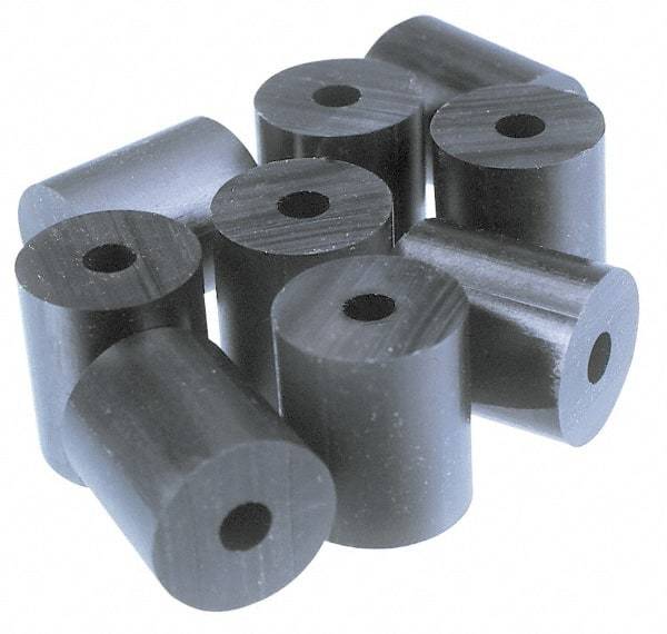 Made in USA - 1-1/2" Outside x 3/4" Inside Diam, 2" Long, Plastic Spring - 525 Lb at 1/8" Deflection, Urethane - Americas Industrial Supply