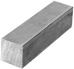Value Collection - 2-1/4 Inch Square x 12 Inch Long, Aluminum Square Bar - +/- 0.25 Inch Tolerance, Alloy 6061 - Americas Industrial Supply
