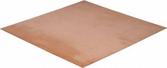 Value Collection - 0.032 Inch Thick x 12 Inch Square, Copper Sheet - Alloy 101 OFHC - Americas Industrial Supply