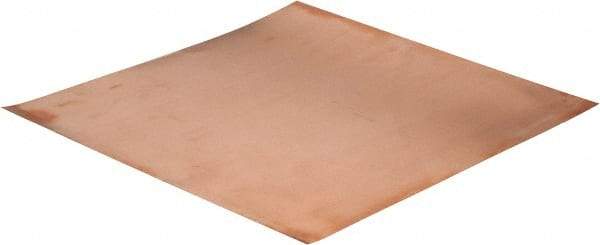Value Collection - 0.01 Inch Thick x 12 Inch Square, Copper Sheet - Alloy 110 - Americas Industrial Supply